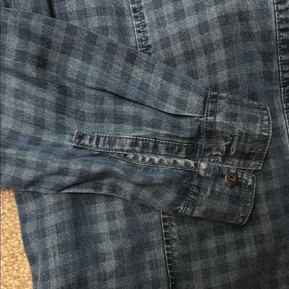 J Jill Check denim dress NWT SP - Picture 4 of 5